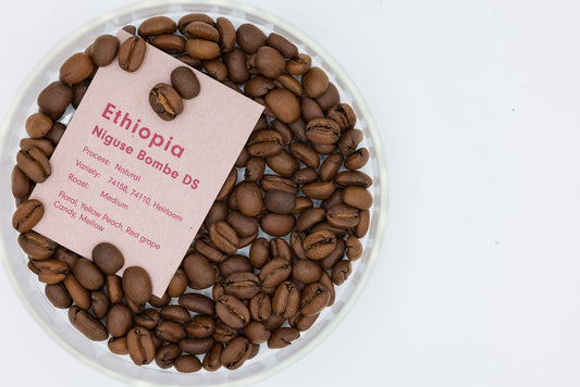 ETHIOPIA NIGUSE GEMEDA MUDE BOMBE DS NATURAL（エチオピア 二グセ ゲメダ ムデ ボンベDS ナチュラル ）