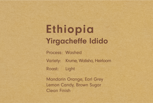 ETHIOPIA YIRGACHEFE IDIDO（エチオピア イルガチェフェ イディド）